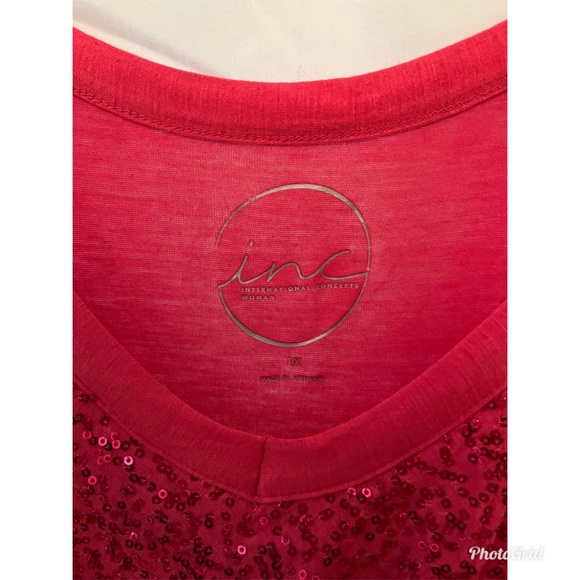 Hot Pink Sequin Ruffle Tank - Picture 3 of 3